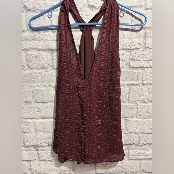 Frame Silk Halter Top Large - Picture 6 of 10